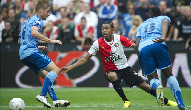 Jean-Paul Boëtius kon niet imponeren bij zijn rentree in de basis van Feyenoord.