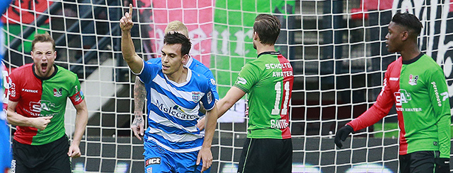 Trent Sainsbury maakte zijn eerste doelpunt in de Eredivisie. 