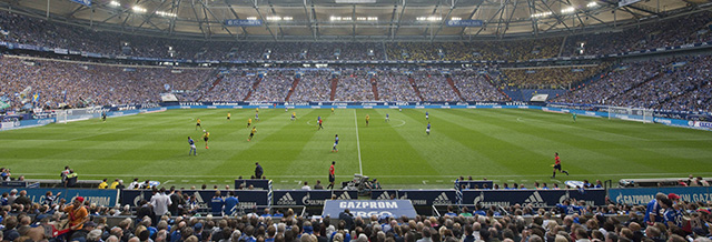 De Veltins Arena, de thuishaven van Schalke 04.