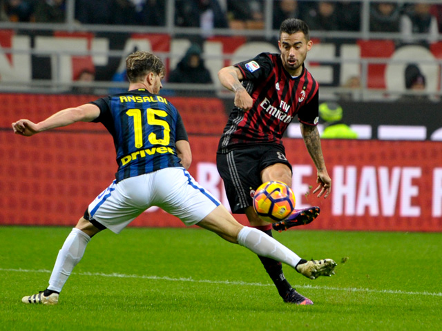 Suso was de eerste Milan-speler die twee keer scoorde tegen Internazionale sinds Zlatan Ibrahimovic in 2012.