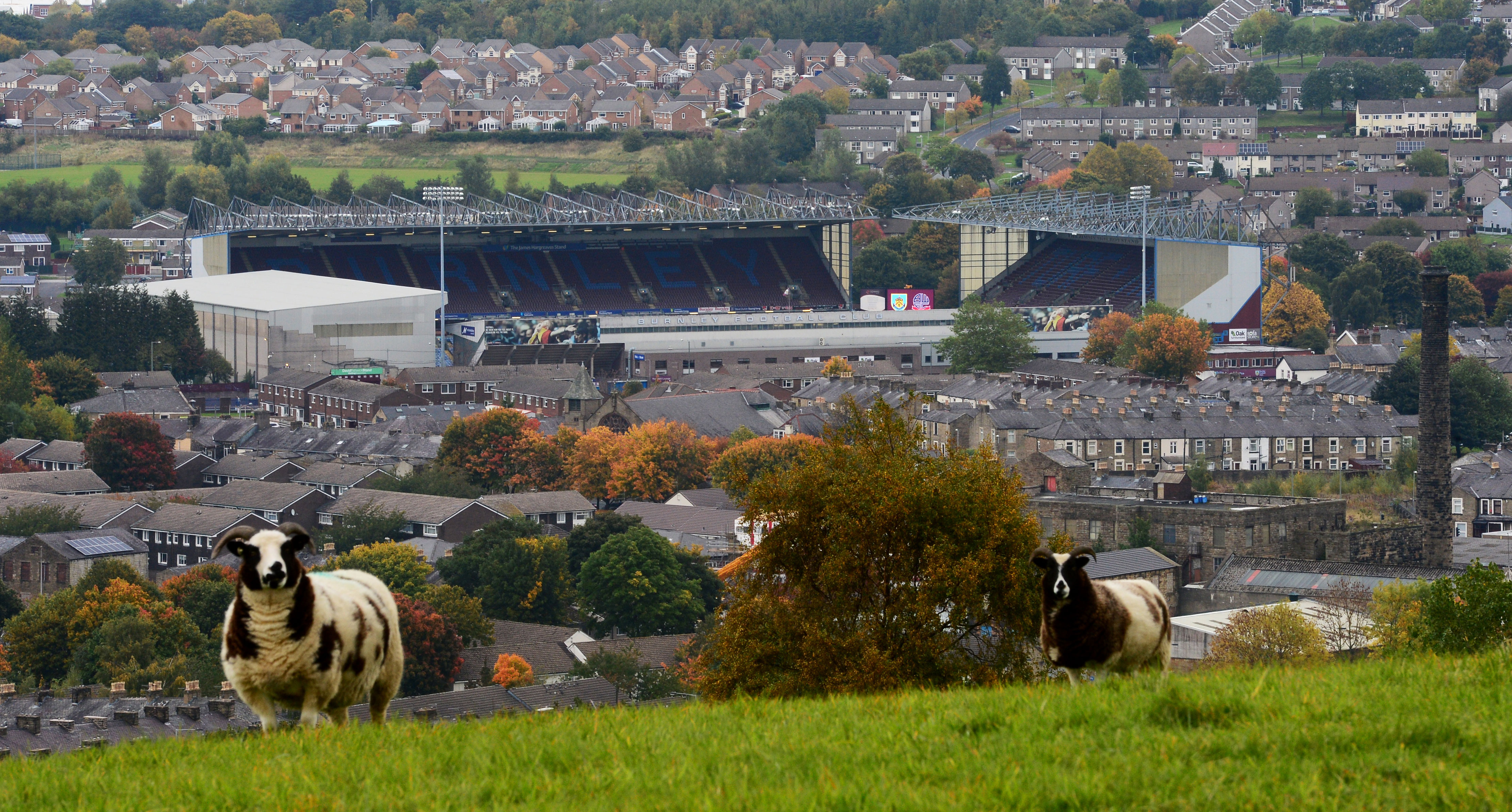 Turf Moor, al sinds 1883 de thuisbasis van Burnley.