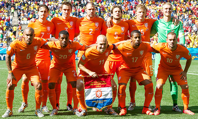 De basiself van Oranje tegen Chili.