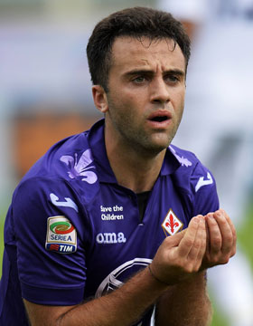 Giuseppe Rossi is met vier competitietreffers op dreef sinds hij bij Fiorentina zijn rentree maakte na anderhalf jaar vol blessureleed.