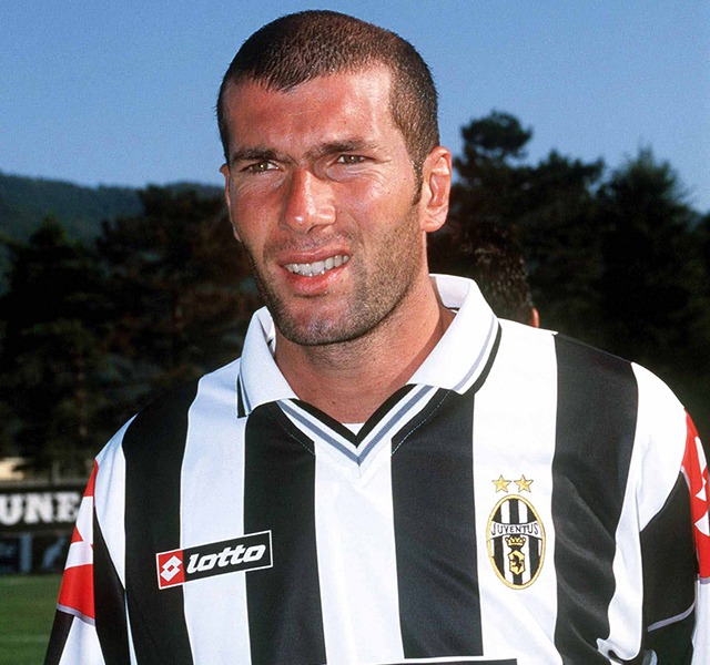 Zinedine Zidane in 2000 als speler van Juventus.