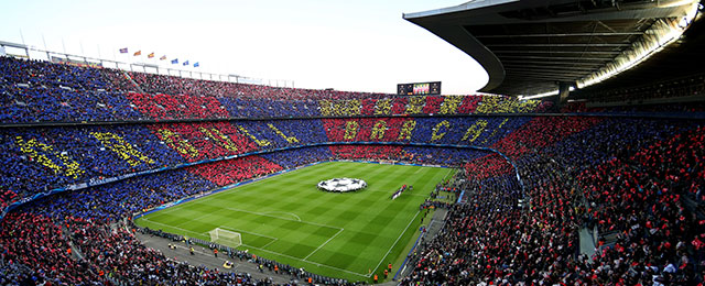 Camp Nou, de thuishaven van Barcelona.