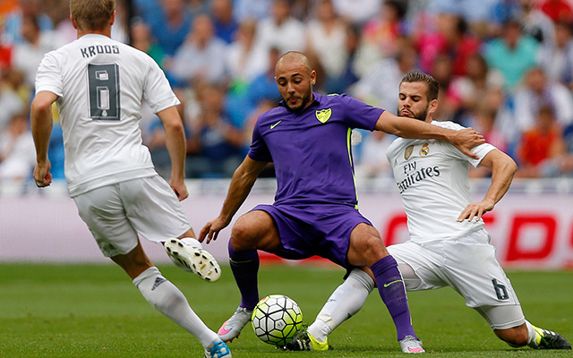 Nordin Amrabat maakte het de Real Madrid-verdedigers regelmatig lastig als eenzame spits.