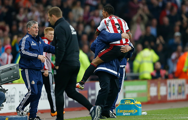 Patrick van Aanholt speelde eerder onder Sam Allardyce bij Sunderland.