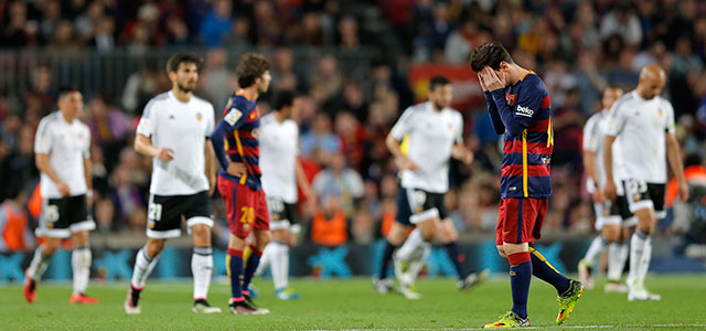 Valencia bezorgden Lionel Messi en zijn ploeggenoten heel wat kopzorgen in Camp Nou. Desondanks scoorde de Argentijn wel weer na vijf wedstrijden zonder treffer of assist.