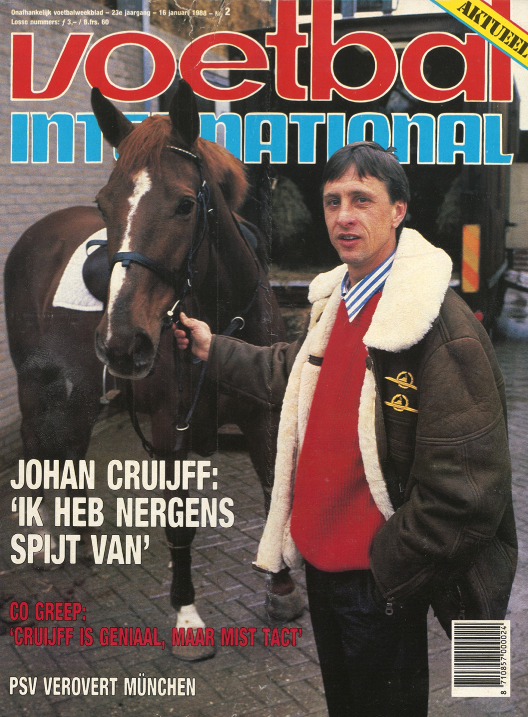 Johan Cruijff - Ajax 1981-1983 - De intrede van de shirtsponsoring in de  Eredivisie 1982/1983 - TDK