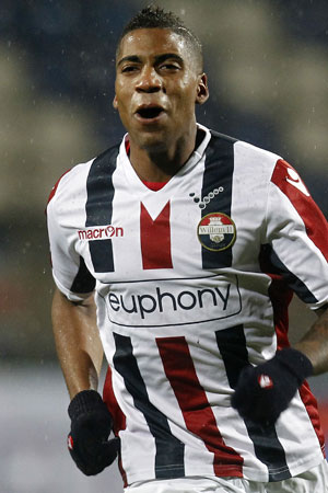 Genaro Sneijders als speler van Willem II.