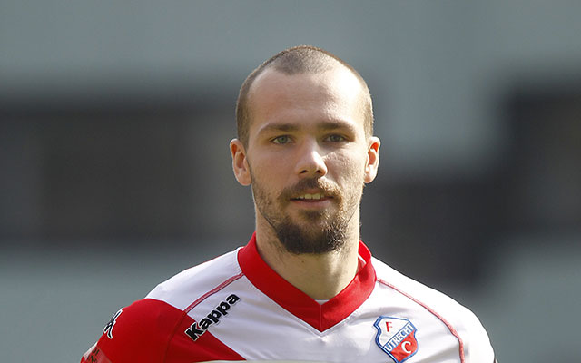 Jacob Lensky scoorde tijdens de laatste FC Utrecht - Sparta, in 2009.
