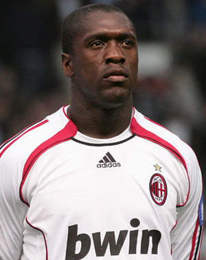 Clarence Seedorf als speler van AC Milan