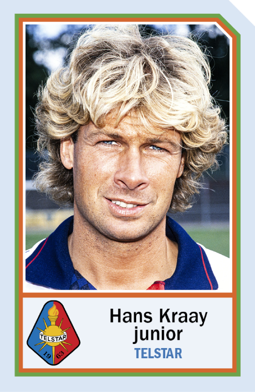 Hans Kraay junior beleefde tussen 1993 en 1995 heerlijke jaren bij Telstar. De flamboyante verdediger was een van de gezichten van het elftal dat in alles de handtekening van Simon Kistemaker droeg. 