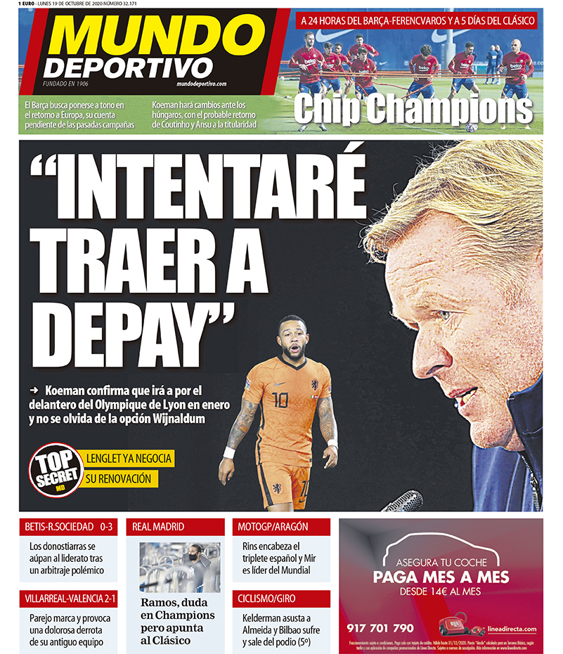 De cover van Mundo Deportivo: 